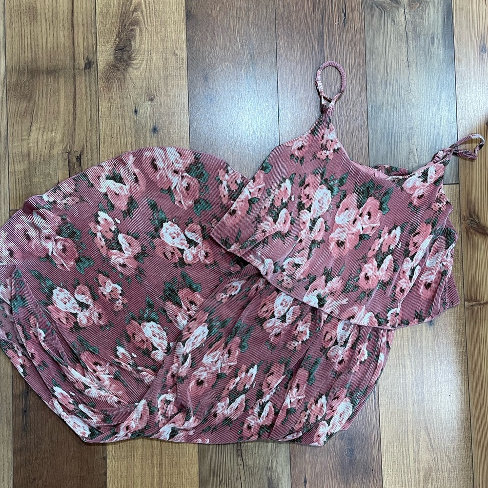 Pink Floral Dress